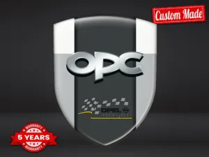 OPC Emblemas Silicona Auto Resistentes Alta Calidad Profesional